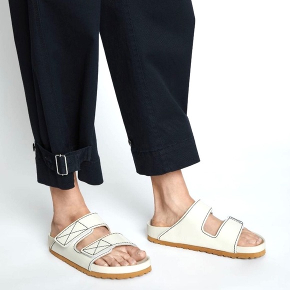 PROENZA SCHOULER Off-White Birkenstock Edition Arizona Slides - Picture 1 of 10